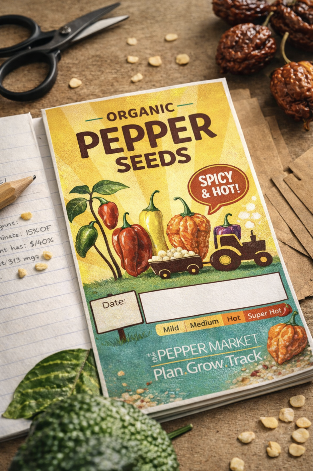 Mystery seed packet design preview